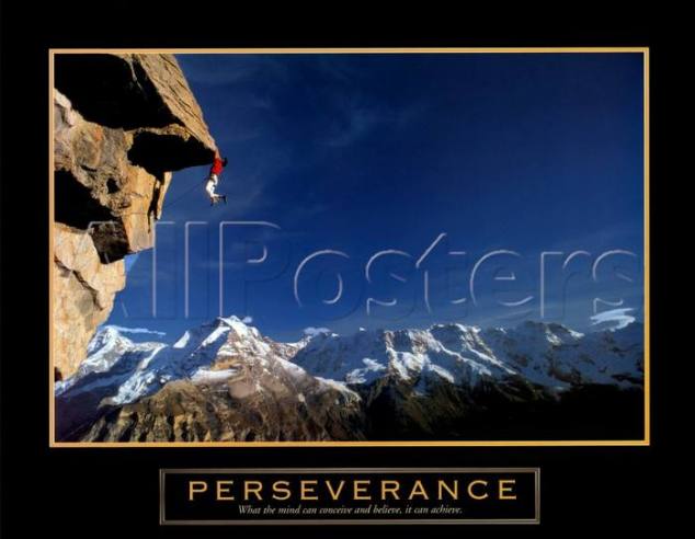 Perseverance Motivational Poster